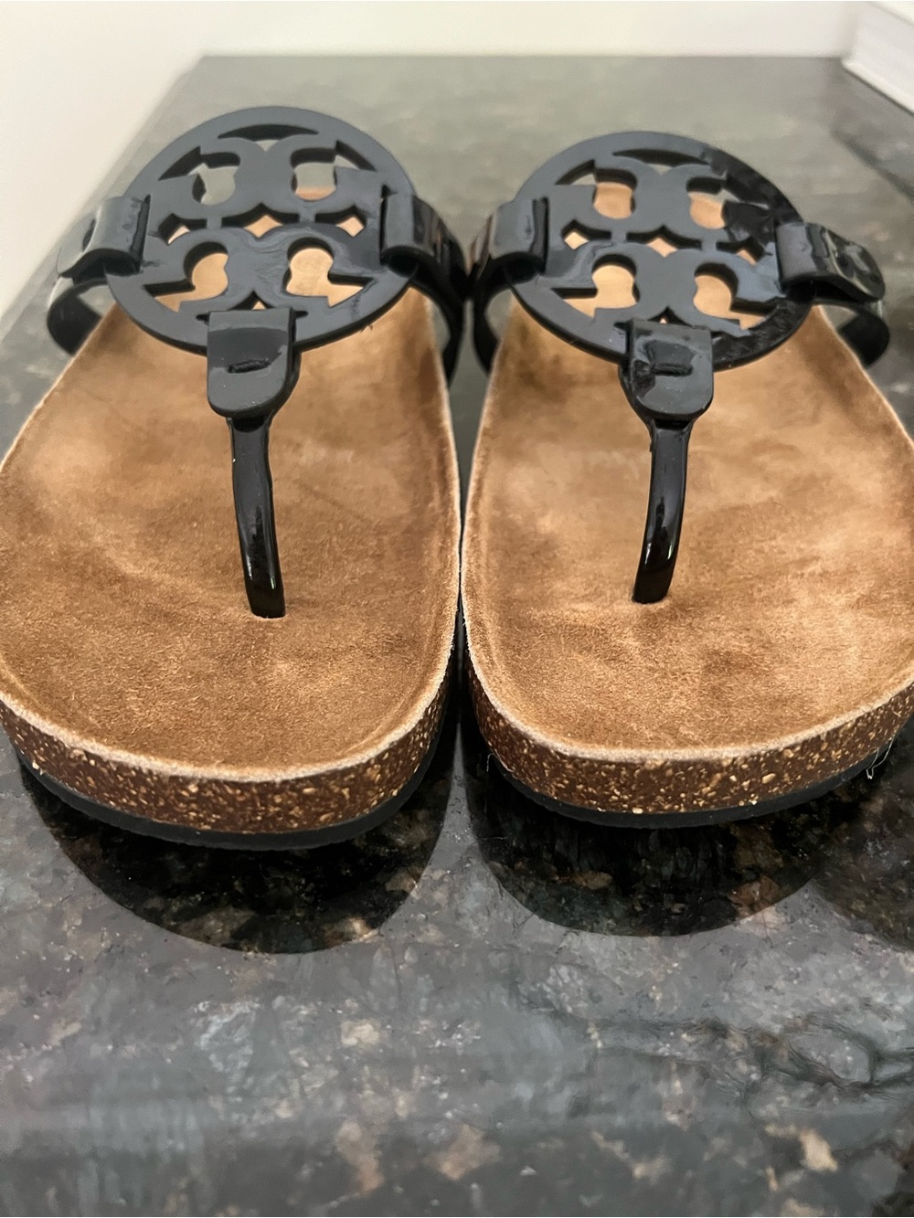 Tory Burch Cloud Miller Black
Patent Leather Sandals - Picture 7 of 9